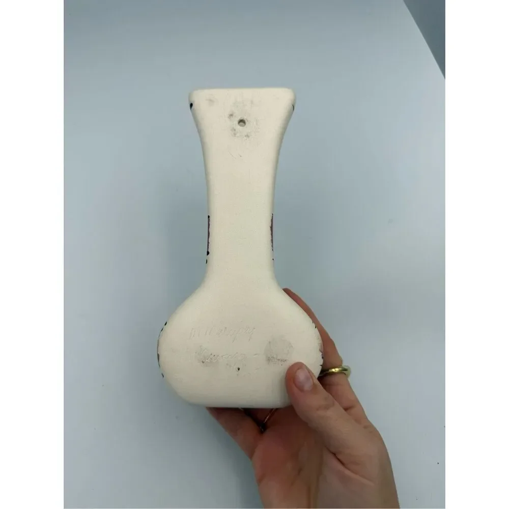M. Marybey Handmade Hand painted Navajo Pottery Hanging Vase